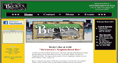 Desktop Screenshot of beckysbar.com